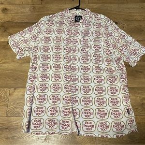 SOLD! OLDE ENGLISH RAYON SHIRT XL